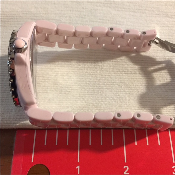 Real Collectibles by Adrienne Pink Ceramic Watch - Picture 7 of 11